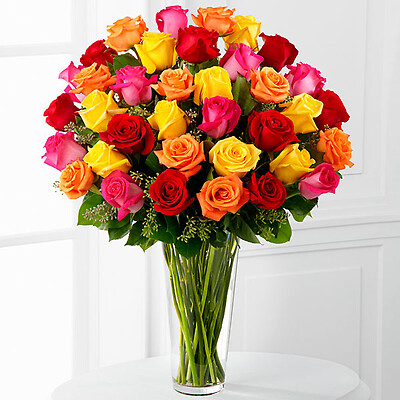 Bright Spark&amp;trade; Rose Bouquet