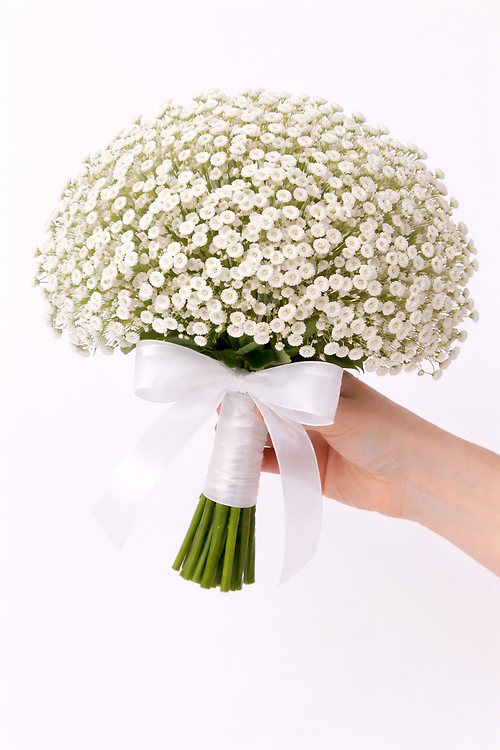 Baby’s Breath Prom Bouquet