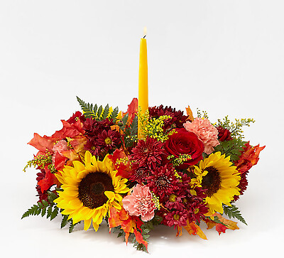 Giving Thanks Candle Centerpiece