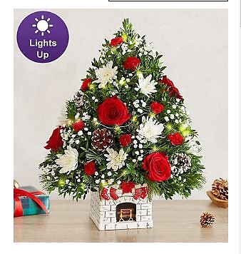 BLOOMNET MERRY MANTLE TREE