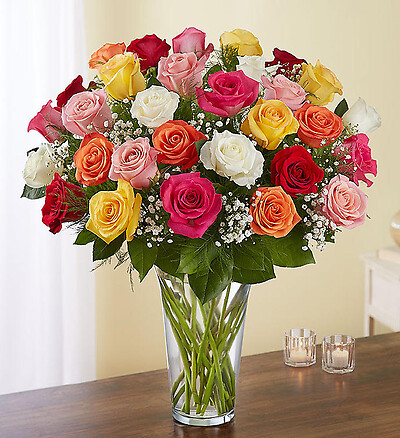 Ultimate Elegance&amp;trade; Long Stem Assorted Roses