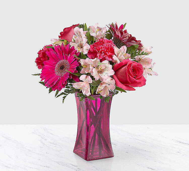 Raspberry Rush™ Bouquet arranged by a florist in Metuchen, NJ