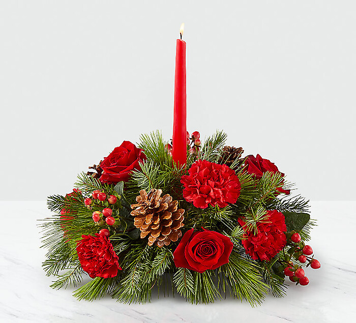 I'll Be Home for Christmas™ Candle Centerpiece