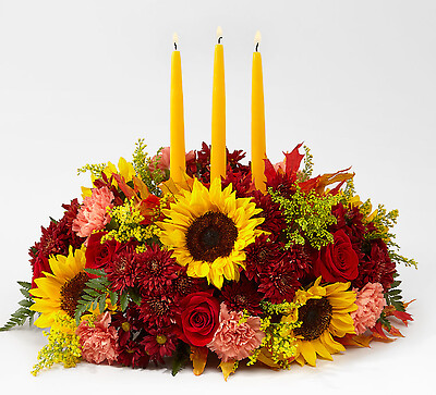 Giving Thanks Candle Centerpiece